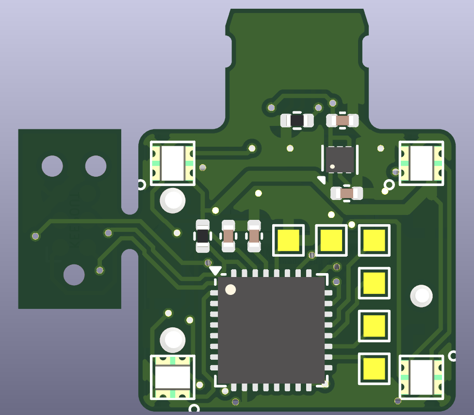 Render of the Final PCB